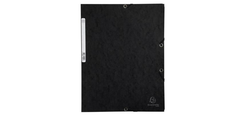 Chemise 3 rabats à élastiques carte lustrée 400g/m2 - A4