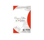 Paquet de 5 enveloppes Grain de Pollen 90x140mm 120g/m²