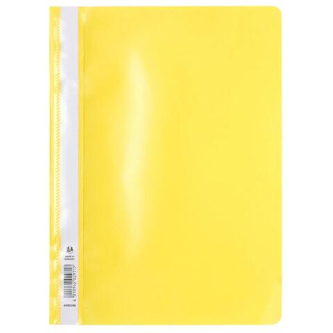 Carpeta de presentación con fástener Exacompta Cubierta Polipropileno12/100º capacidad 30 hojas amarillo