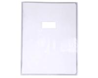 Protège-cahiers cristal PVC 12/100ème 24x32 cm - Incolore