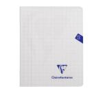 Cahier piqué Mimesys 16,5x21cm 72 pages quadrillé 10x10 + marge couverture polypropylène Couleur aléatoire - Assortis