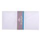 20 enveloppes DL (110x220mm) Vélin doublées gommées - extra blanc