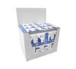 Paquet de 50 Enveloppes Blanches DL-110x220mm - Auto-Adhésives - 80g/m2 - Caisse de 2000 enveloppes. - Blanc