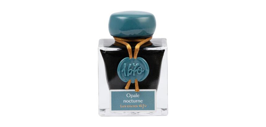 Encre 1670 à paillettes dorées 50ml - Opale nocturne