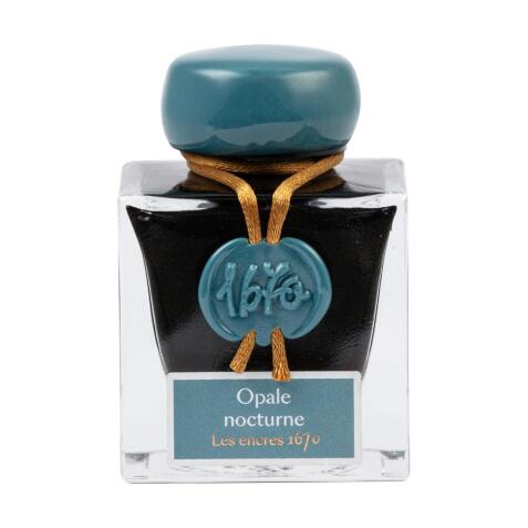 Encre 1670 à paillettes dorées 50ml - Vert
