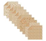 ORIGAMI, Pochette de 60 feuilles 70g/m2 3 formats - Kraft floral - Multicolore