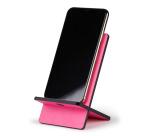 Rhodiarama support pour téléphone mobile simili cuir italien 13x8x8,5 cm - Fuchsia