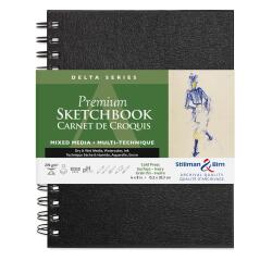 Delta Series carnet spiralé 25F 15,2x20,3cm 270g - Ivoire