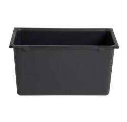 Compartimiento Ecológico que puede equiparse de una tapa + 2 litros + dimensiones 222x95x125mm - Gris antracita