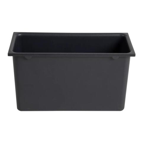 Compartimiento Ecológico que puede equiparse de una tapa + 2 litros + dimensiones 222x95x125mm - Gris antracita