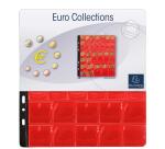 Sachet de 3 recharges numismatiques 43 cases de diamètre 20-25-30mm - 24 ,5x25 cm - Cristal