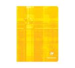 Cahier piqué 17x22 cm 96 pages petits carreaux + marge - Assortis