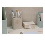 Inspire, Bloc cube, Toile du Marais, 11x11x4cm contenant 300 feuillets unis 9,8x9,8 cm