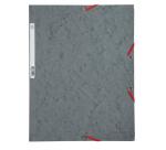 Chemise 3 rabats à élastiques carte lustrée 400g/m2 - A4 - Gris