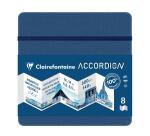 Accordion Book carnet accordéon 9F 14x14cm 300g - Bleu