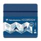 Accordion Book carnet accordéon 9F 14x14cm 300g - Bleu