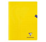 Cahier piqué Mimesys 24x32cm 96 pages petits carreaux couverture polypropylène