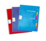 Textes reliure intégrale 7000 17x22 cm 100 pages grands carreaux 70 g - Assortis