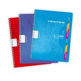 Textes reliure intégrale 7000 17x22 cm 100 pages grands carreaux 70 g - Assortis