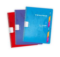 Textes reliure intégrale 7000 17x22 cm 100 pages grands carreaux 70 g - Assortis