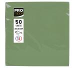 Paquet de 50 serviettes cocktail micro-gaufrées ouate 2 plis - 20x20 cm