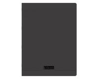 Cahier piqué 8000 POLYPRO 24x32 cm 96 pages grands carreaux 90 g - Noir