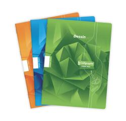 Cahier Dessin scolaire piqué 7000 24x32 cm 32 pages uni 120g - Assortis