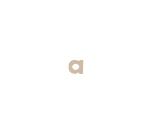 Petite lettre kraft a 8,5cm - Kraft