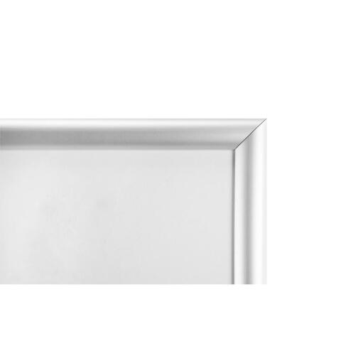 Marco de pared en aluminio - A2 - 624x450x12 mm - Plata