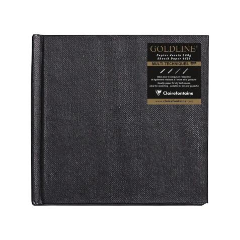 Goldline carnet cousu collé 64F 10x10cm 140g - Blanc