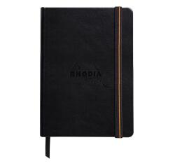 Rhodia Touch Mixed Media Book, papier Paint'On extra-blanc 250g - A6 portrait, 40 pages - Noir