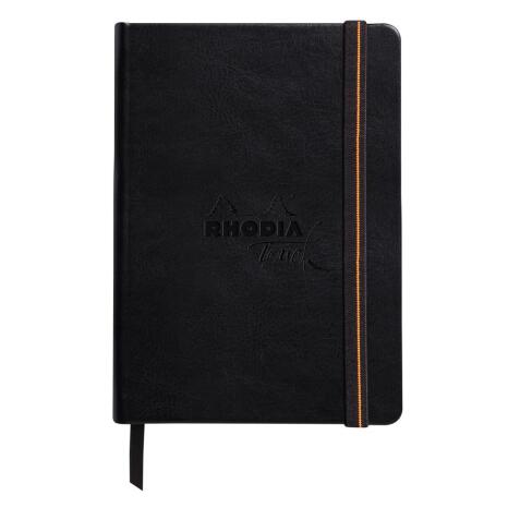 Rhodia Touch Mixed Media Book, papier Paint'On extra-blanc 250g - A6 portrait, 40 pages - Noir