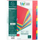 Separadores Exacompta Nature Future cartulina lustrada 225 grs 12 posiciones - formato 24x32cm