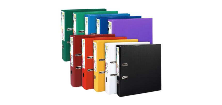 Ordner Prem'Touch, innen und außen aus PP, Rückenbreite 80mm, 32x30cm für DIN A4 Maxi
