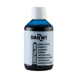 DARWI Flacon de 250 ml d'Encre à Dessiner - Bleu clair