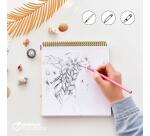 Carnet de coloriage Wild 1 - Rose