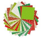 Origami Paper Christmas 2, 20 x 20 cm, 60F, 70g - Multicolore