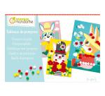 Boîte créative, Tableaux de pompons - Multicolore