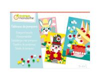 Boîte créative, Tableaux de pompons