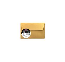 Paquet de 5 enveloppes Pollen 90x140mm 120g/m2 - Or