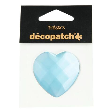 Sachet 1 coeur 4,5cm - bleu - Bleu