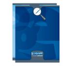 Cahier d'écriture piqué 8000 CARTE 17x22 cm 32 pages double ligne 3 mm + interligne verticale 90 g - Assortis