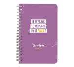 Jemedisais, Carnet reliure intégrale 11x17cm 100 pages, ligné, assortis. - Multicolore