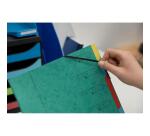 Trieur, A4, carton, 7 compartiments, bleu