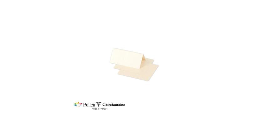 Clairefontaine Pollen Place Cards - 85 x 80 mm - 210gsm - Pack of 25