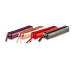 Cuirise Slim Leather Pencil Case 19.5x2.5x4cm - Red