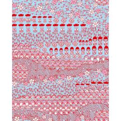 615 - Pochette 20 feuilles Décopatch - Rouge