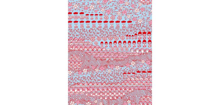 615 - Pochette 20 feuilles Décopatch - Rouge