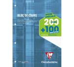 Bloc de cours, perforé, A4, quadrillé 5x5