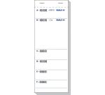 Bloc Brasserie 50 feuillets autocopiants numérotés en dupli - Format 9 ,6x26 cm